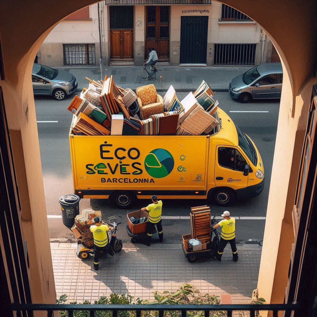 EcoServeis Sant Joan Despí: transporte y reciclaje incluidos en el vaciado de locales comerciales